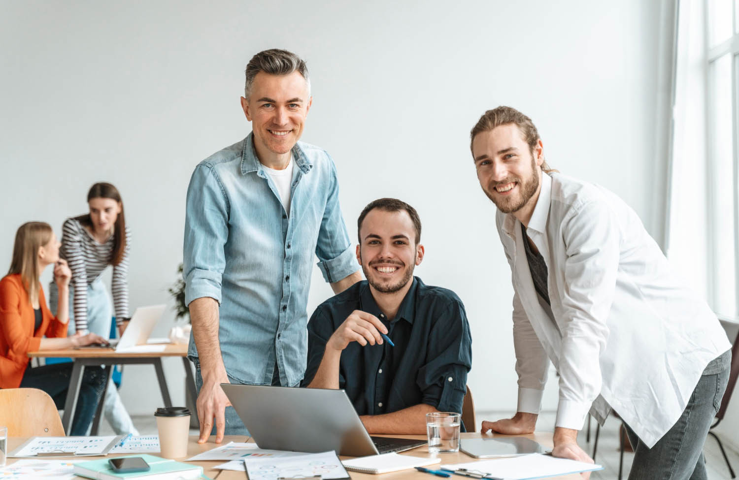 Businesspeople Meeting in an Office